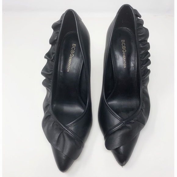 BCBGENERATION Hana Ruffle Pointed Toe Pump 8.5B - Picture 3 of 12